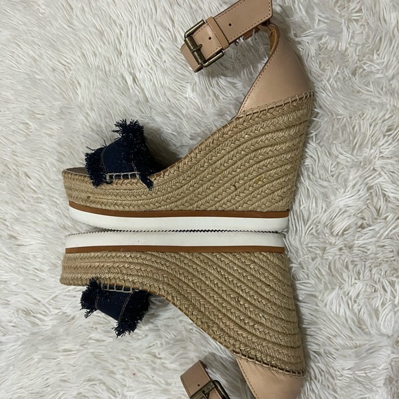 See by Chloe glyn fringed wedge espadrille - Size 41/US 10.5 - Picture 7 of 13